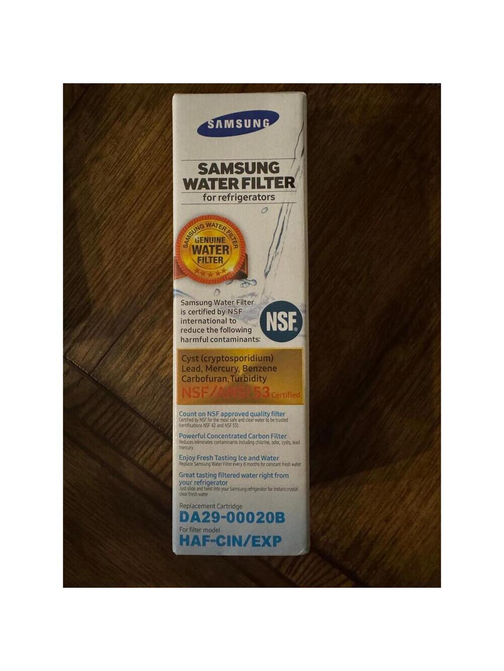 Samsung | Refrigerator Water Filter Replacement | NIB